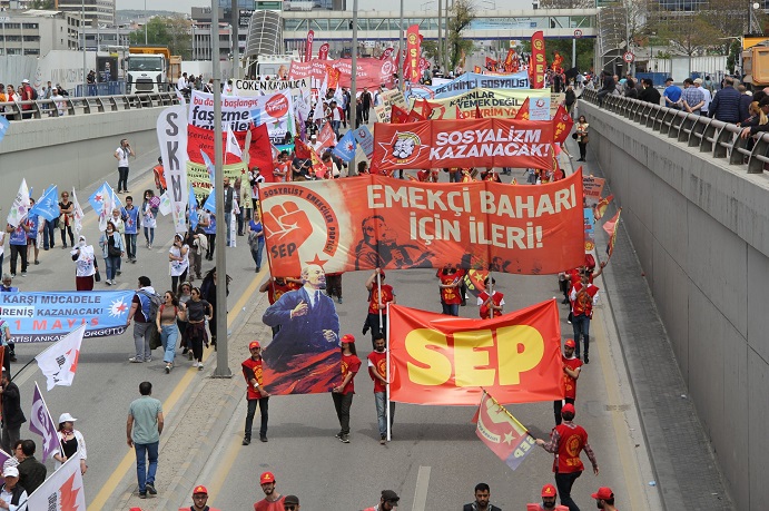 SEP 1 Mayıs’ta Yeni Bir İşçi Baharı İçin Alanlardaydı!