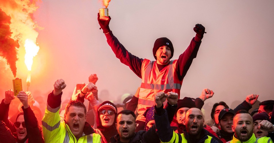 Fransa'da Neoliberal Emeklilik Reformuna Karşı Genel Grev!